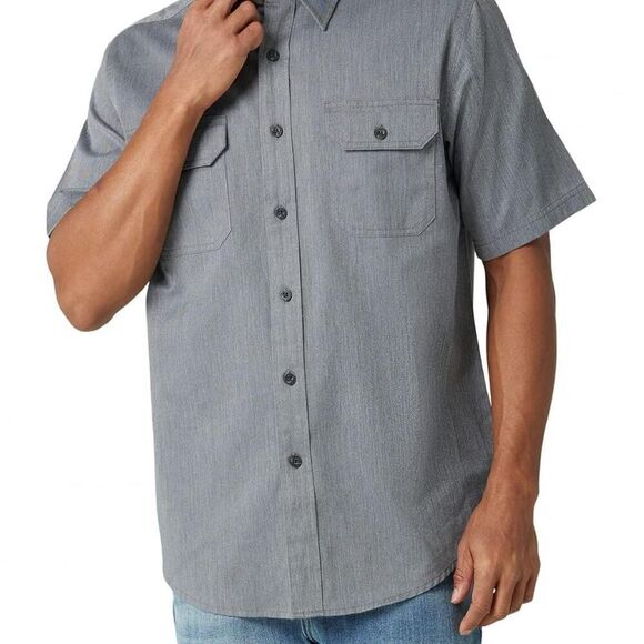 Wrangler Other - Wrangler cotton Grey button-up shirt XL - New without tags | Summer button down